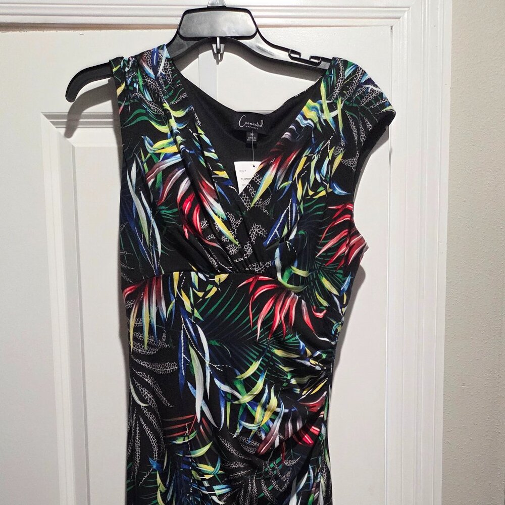 Print Womens Dress Size 10 Short Sleeve